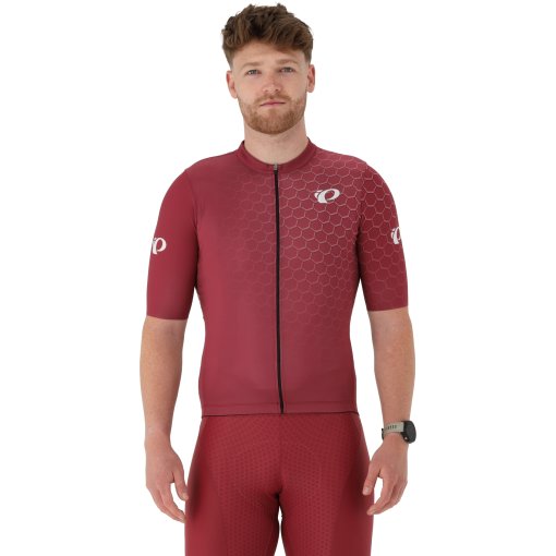 Foto de PEARL iZUMi Performance Maillot de manga corta hombre PI25021003 - hexagon red - HERD