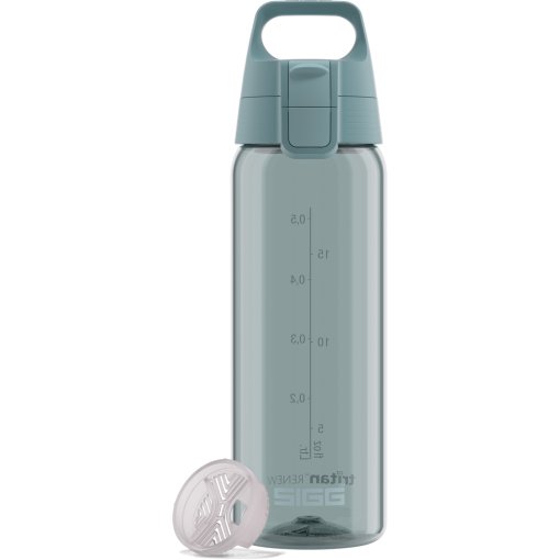 Produktbild von SIGG Total Color ONE Trinkflasche mit Sieb 0.6L - Morning Blue
