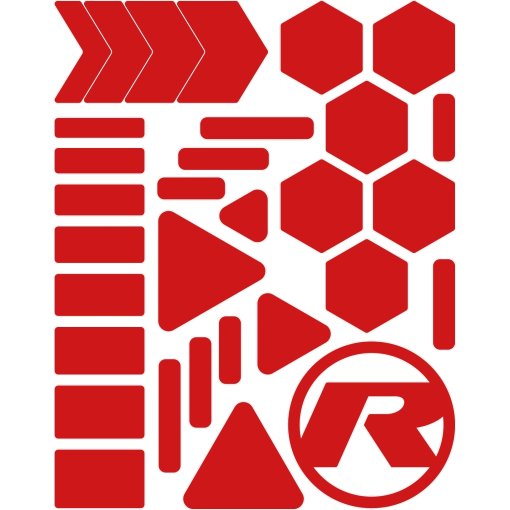 Productfoto van rie:sel design re:flex Reflecterende Sticker - city red