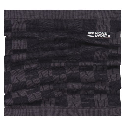 Immagine prodotto da Mons Royale Sciarpa a Tubo - Ascender Merino Seamless - forged iron / nero