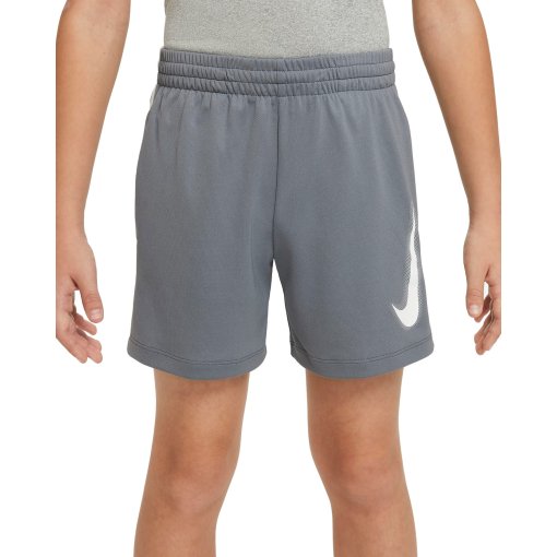 Foto de Nike Pantalon corto Niños - Dri-FIT Multisport Graphic - smoke grey/white/white DX5361-084