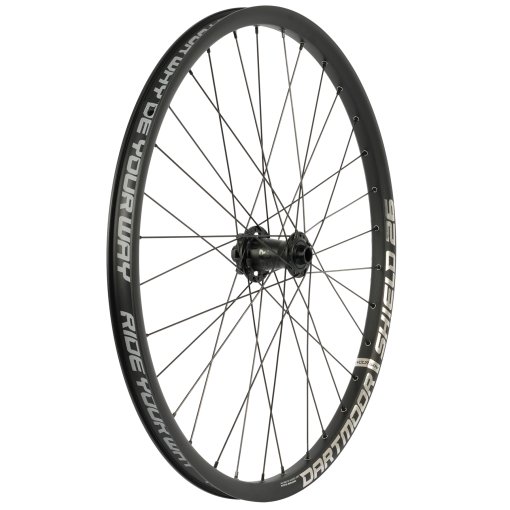 Photo produit de Dartmoor Roue Avant Shield - 26&quot; | Clincher | 6 Trous | 15x100 / 20x110mm - mirror silver