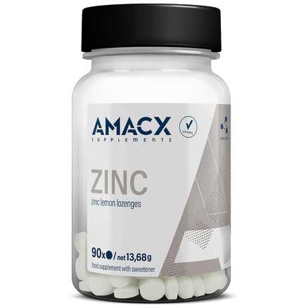 Zdjęcie: Amacx Zinc - Suplement diety - 90 tabletek do ssania