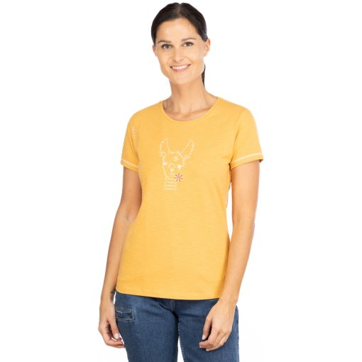 Foto de Chillaz Camiseta Mujer - Gandia Happy Alpaca - ochre