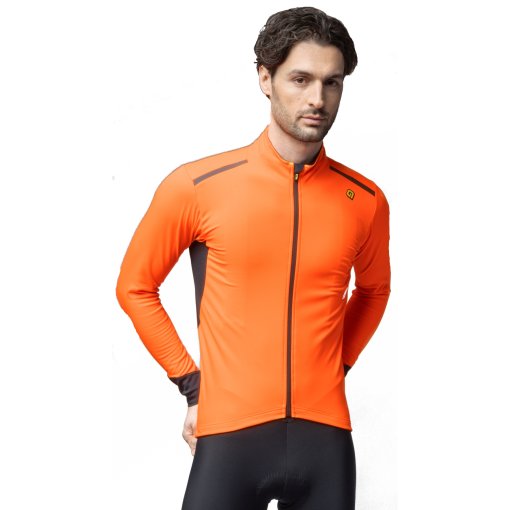 Foto de Alé Chaqueta Ciclismo Hombre - KLIMATIK K-Tornado - fluo orange