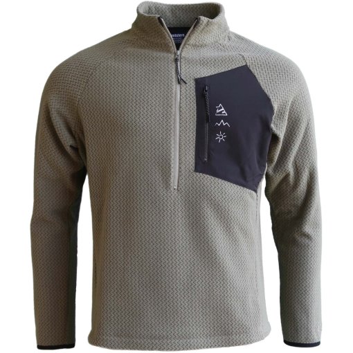 Picture of Zimtstern Zlinez Fleece Halfzip Pullover Men - Veti Green
