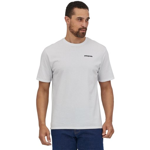 Foto de Patagonia Camiseta Hombre - P6 Logo Responsibili-Tee - Dark White