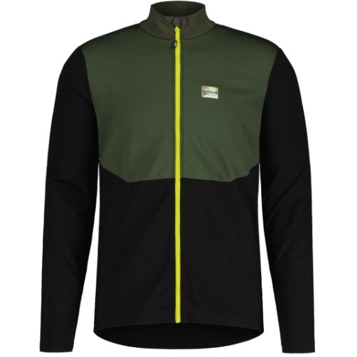 Immagine prodotto da Maloja Maglia a Maniche Lunghe Uomo - DurachelM. Mountain Midlayer Hybrid - deep black multi 8862