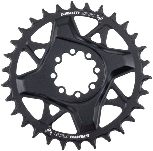 Kuva tuotteesta SRAM Eagle S1000 Eturatas | T-Type | Direct Mount | Offset 3mm - Alumiini | musta