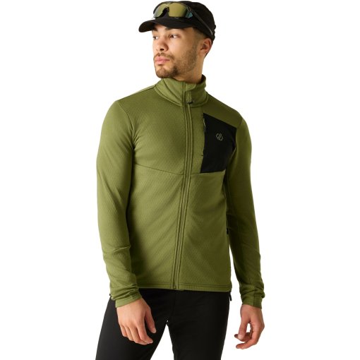 Picture of Dare 2b Venture Stretch Midlayer Jacket Men - ZEU Martini Olive/Black