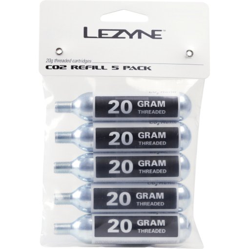 Photo produit de Lezyne Cartouche CO2 - 20g - 5 Pcs.