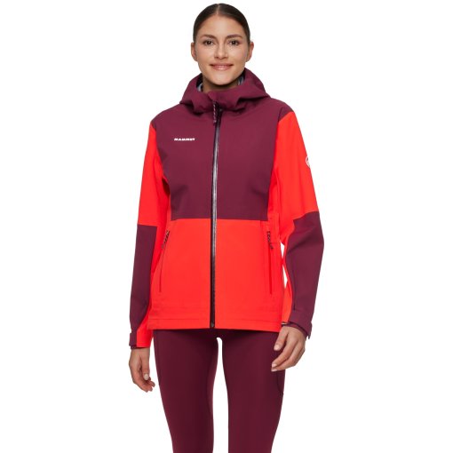Foto de Mammut Chaqueta con Capucha Hardshell Mujer - Linard Guide - mammut red-vin