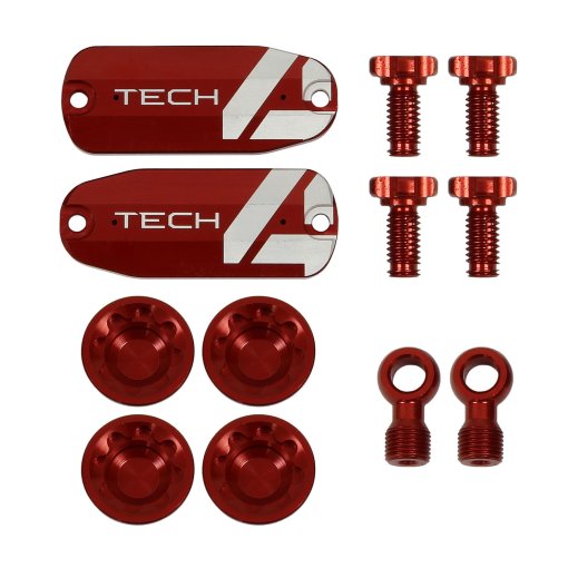 Produktbild von Hope Custom Kit für Tech 4 E4 Scheibenbremse | 1 Paar - rot