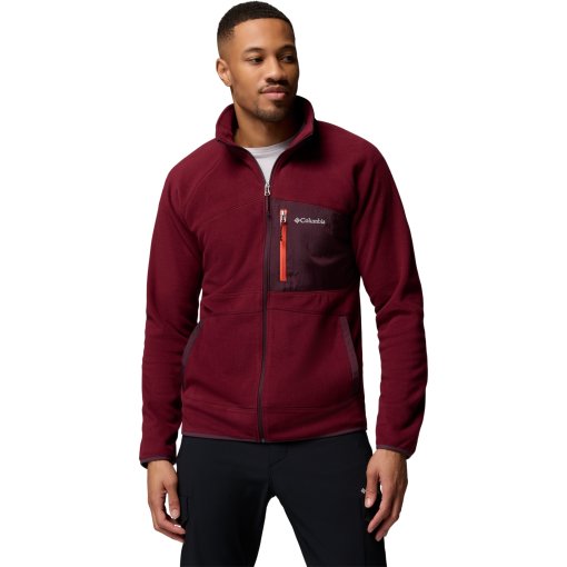 Immagine prodotto da Columbia Giacca in Pile Uomo -  Fast Trek Overlay Full Zip - Rich Wine/Moonvista