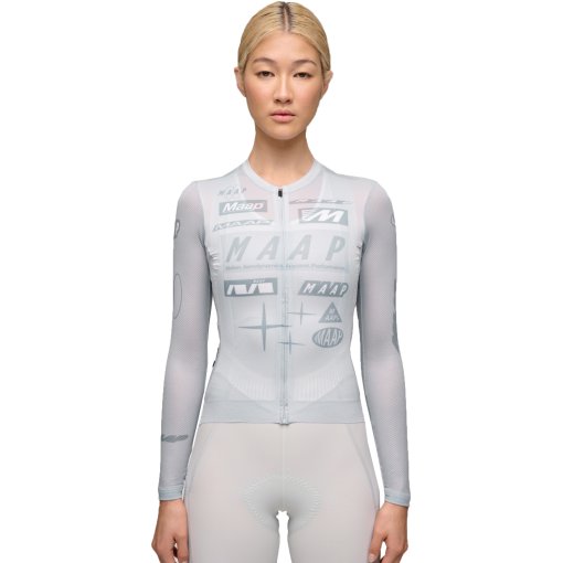 Foto de MAAP Maillot de Manga Larga Mujer - Drome Pro Air 3.0 - ice grey