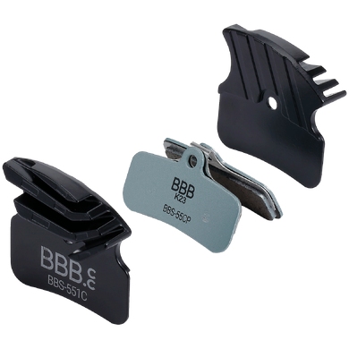 Immagine prodotto da BBB Cycling Pastiglie per Freno a Disco - Discstop Coolfin BBS-551C per Shimano XT BR-M8120 - black/steel blue