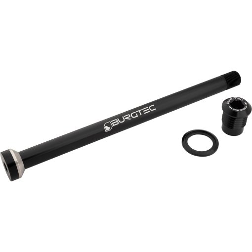 Foto de Burgtec Eje pasante - Trasero | 12x148mm Boost | M12x1 | 172.5mm | para YT - Burgtec Black