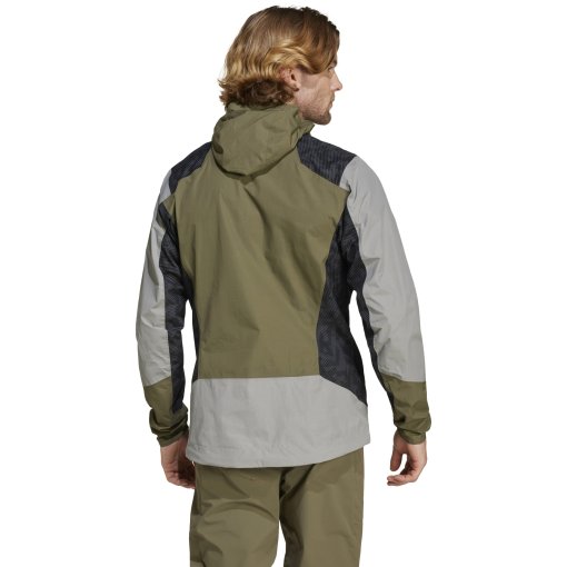 adidas TERREX Xperior Hybrid RAIN.RDY Rain Jacket Men - solid grey