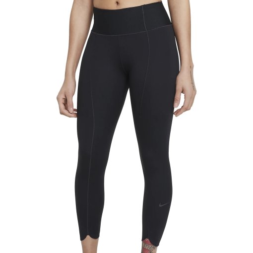 Foto de Nike Mallas Mujer - One Luxe Icon Clash Cropped - black/dark smoke grey DA0833-010