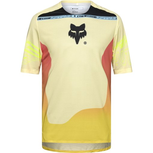 Productfoto van FOX Flexair mtb-shirt met korte mouwen voor heren - Elevated - lemonade
