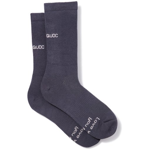 Produktbild von QUOC All Road Fahrradsocken - charcoal