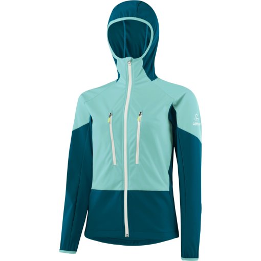 Foto de Löffler Chaqueta con Capucha Mujer - Ventiga Windstopper® Light - yuma blue 337