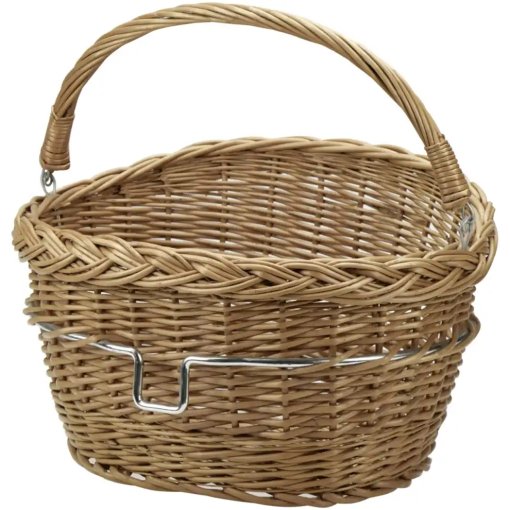 Picture of KLICKfix Wicker Basket 0398 Handlebar Basket - 18L - natural