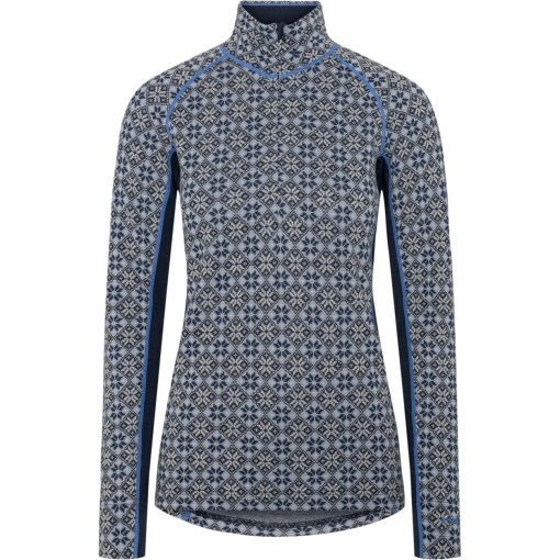 Immagine prodotto da Kari Traa Maglia Intima Maniche Lunghe Donna - Rose Light Half Zip - roya