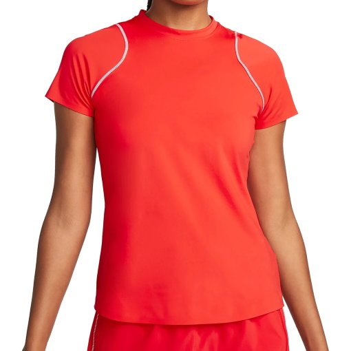 Foto de Nike Camiseta Mujer - Dri-Fit Run Division - lite crimson/black DQ5948-696