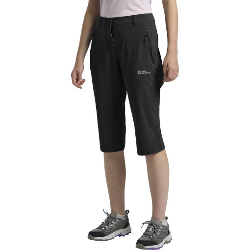Foto de Jack Wolfskin Pantalones 3/4 Mujer - Hikeout - regular - negro