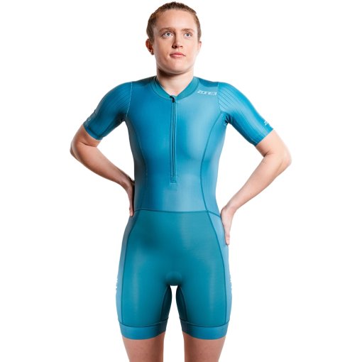 Picture of Zone3 Activate+ Shortsleeve Trisuit Women - teal