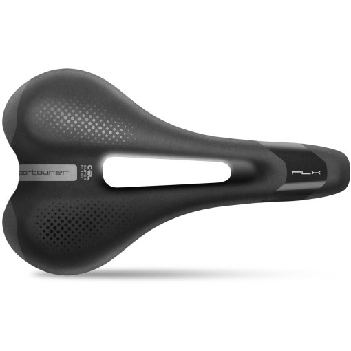 Foto de Sportourer FLX Gel Superflow Hi-Viz Sillín - negro