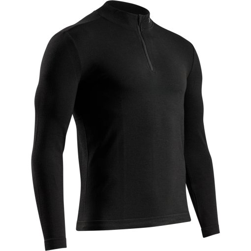 Produktbild von X-Bionic Mightywool 1/2 Zip Langarmunterhemd Herren - x black