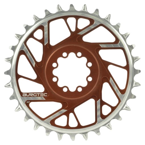 Kuva tuotteesta Burgtec Thick Thin Ketjupyörä - Direct Mount (SRAM 8-Bolt) | Offset 3mm | pyöreä - kash bronze