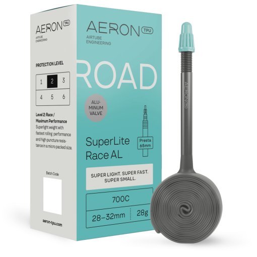 Produktbild von Aeron SuperLite Race AL Road Schlauch - 28&quot; | 28-32mm - SV - 65mm