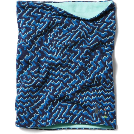 Foto de SmartWool Braga de Cuello Reversible - Thermal Merino - Q45 pacific blue retro line