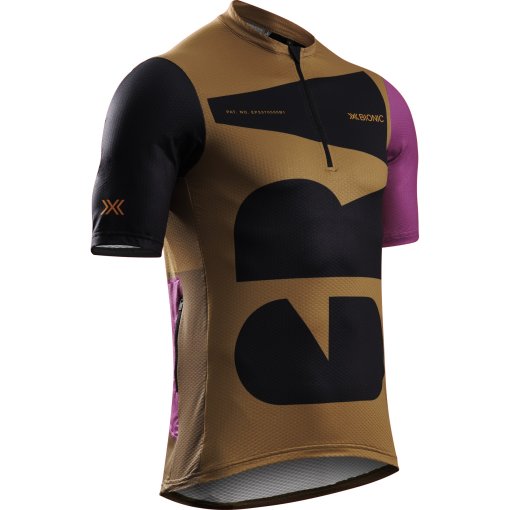 Photo produit de X-Bionic Corefusion Gravel Maillot cyclisme pour hommes - multi color/peanut butter