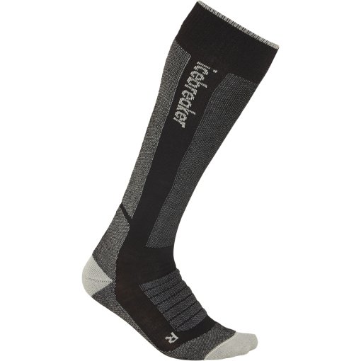Foto de Icebreaker Calcetines Altos Hombre - Merino Ski+ Medium - Negro/Ether/Graphite