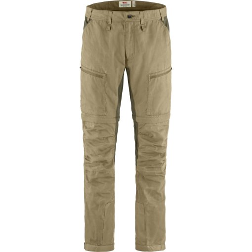 Image de Fjällräven Pantalon Zip-Off Homme - Abisko Lite Trekking - Regular - sand-tarmac