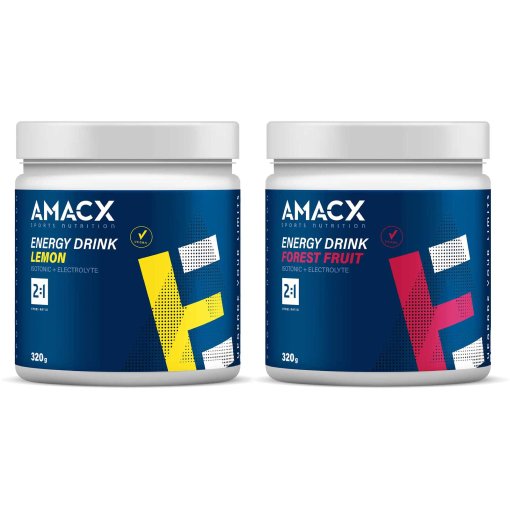 Produktbild von Amacx Energy Drink - Isotonisches Kohlenhydrat-Getränkepulver - 320g