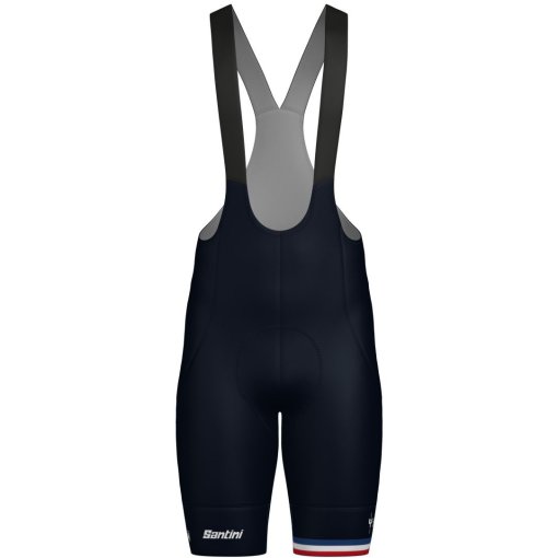 Foto de Santini Culotte Corto con Tirantes Ciclismo Hombre - Hautacam - Tour de France™ 2025 Collection - MJ1375FBHAUT - nautical NT