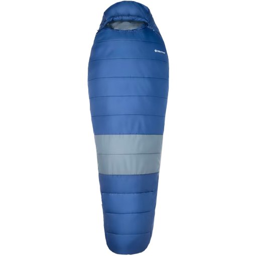 Image of Marmot Trestles Elite Eco 20 Synthetic Sleeping Bag - Regular - Zip left - arctic navy/steel onyx