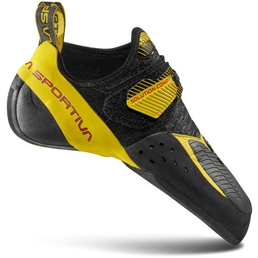 Photo produit de La Sportiva Chaussons Escalade Homme - Solution Comp - Noir/Jaune