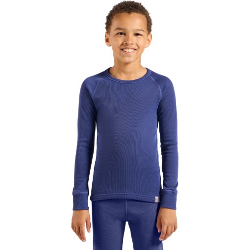 Immagine prodotto da Odlo Canottiera a Maniche Lunghe Bambino - Active Warm - skipper blue