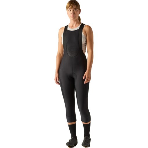 Foto de Velocio Culotte con Tirantes Ciclismo 3/4 Mujer - Luxe Thermal - Negro