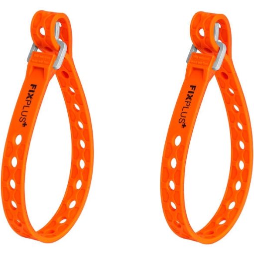 Produktbild von FixPlus Nano/Slim Fit Strap Gummizurrband 40cm - 2 Stück - orange