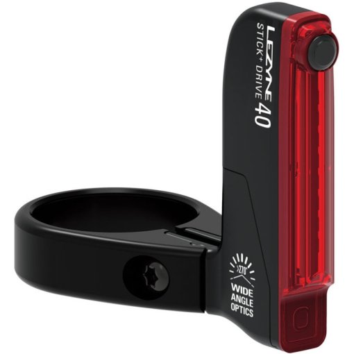 Photo produit de Lezyne Lumière Arrière Vélo - Stick+ Drive SC - noir