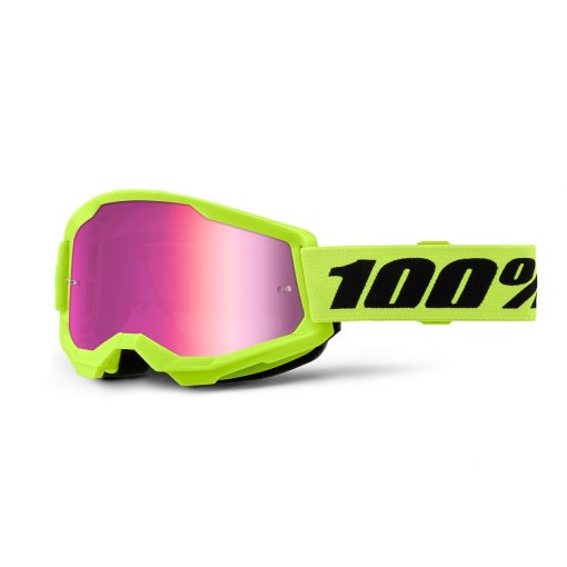 Foto de 100% Gafas - Strata 2 - Neon Yellow - Pink Mirror