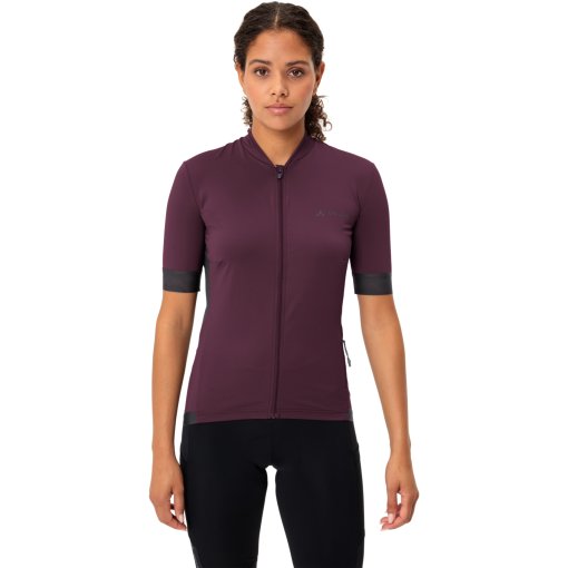 Foto de Vaude Maillot de Manga Corta Mujer - Kuro Full Zip II - cassis