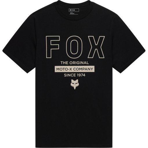 Foto de FOX Outline 195 Original Camiseta de manga corta para hombres - negro